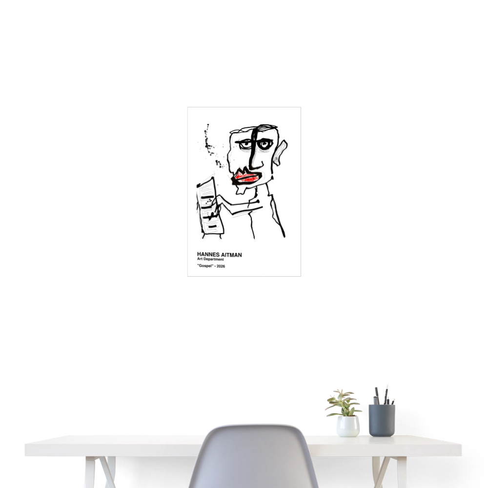 Gospel, poster(40x60 cm) - white